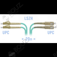 Патчкорд оптический BOUZ BZ-PC-SC/UPC-DPX-20m-3