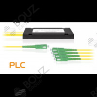 Делитель оптический планарный в пластиковом корпусе 1x4, оконцованный разъемами SC/APC