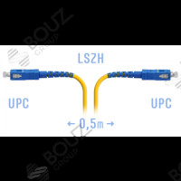 Пигтейл оптический BOUZ, SC/UPC, SM, Simplex, 0,5 метра, LSZH 0.9мм