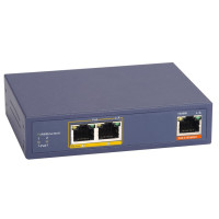 PoE удлинитель BOUZ, 10/100/1000Mbs, 2 PoE выхода, 1 PoE вход, 802.3at