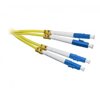 Патчкорд оптический BOUZ, LC/UPC, МM (OM3), Duplex, 1.5 метра, LSZH, 3 мм