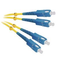Патчкорд оптический BOUZ, SC/UPC, SM, Duplex, 50 метров, LSZH 3мм