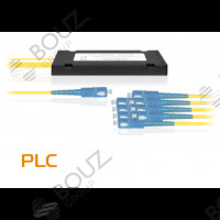 Делитель оптический планарный в пластиковом корпусе 1x8, оконцованный разъемами SC/UPC