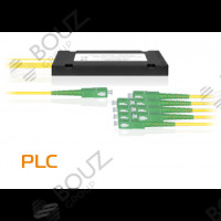 Делитель оптический планарный в пластиковом корпусе 1x8, оконцованный разъемами SC/APC