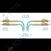 Патчкорд оптический BOUZ BZ-PC-LC/UPC-DPX-20m-3