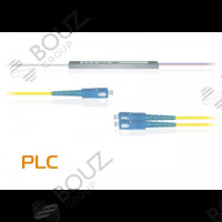 Делитель оптический планарный в пластиковом корпусе 1x2, оконцованный разъемами SC/UPC