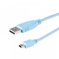 Cisco Console Cable 6 Feet with USB Type A and mini-B Connectors