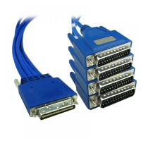Cisco CAB-HD4-232MT 4-port EIA-232 DTE Cable with Male DB-25 Connector, 10 ft (3 m)