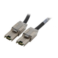 LSI CBL-SFF8088SAS-10M 1-Meter Multi-lane External (SFF-8088) SAS/SATA cable with universal connectors