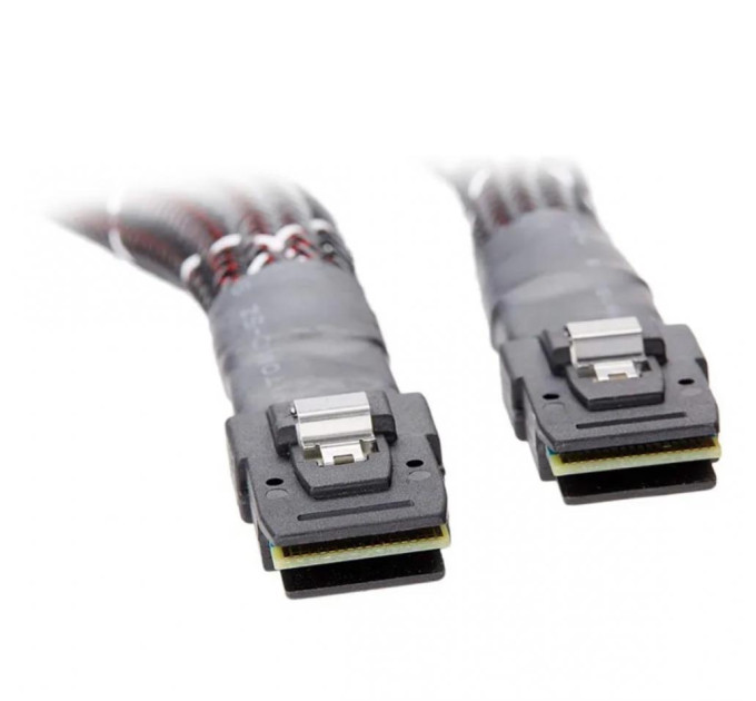 LSI LSI00249 CBL-SFF8087SB-08M L5-00190-00 Internal Mini-SAS to Mini-SAS Cable W/Sideband, 0.8M