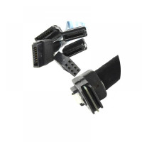 LSI LSI00274 CBL-RA8087SATASB-10M L5-00197-00 1.0m Multi-lane Internal right-angle (SFF-8087) to SATA fanout with sideband