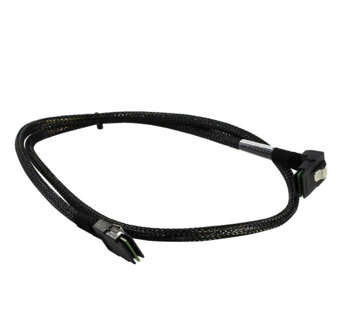 LSI LSI00313 CBL-RA8087-10M L5-00208-00 1.0m Internal Straight (SFF 8087) to Right Angle (SFF 8087) SAS Cable All Sidebands Removed