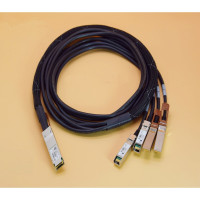 Cisco QSFP-4SFP25G-CU2M 100G QSFP to 4xSFP25G Passive Copper Splitter Cable, 2-meter