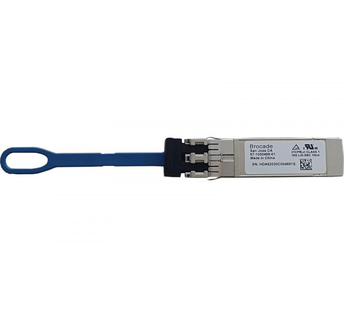 Brocade XBR-000498 16G FC LWL 10km SFP+ Optical Transceiver, 1-pack 57-1000488-01