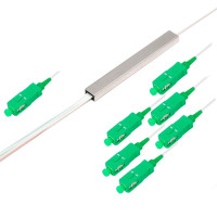 Делитель BOUZ, оптический планарный бескорпусный 1x6, оконцованный разъемами SC/APC