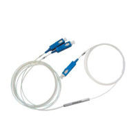 Делитель оптический планарный бескорпусный многомодовый BOUZ, 1x2, оконцованный разъемами LC/UPC