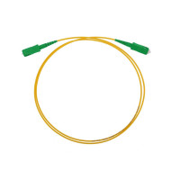 Шнур монтажный оптический BOUZ, SC/APC, SM, Simplex, 3 метра, LSZH 0.9мм