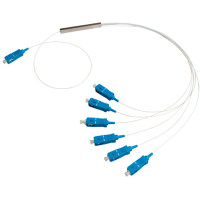 Делитель BOUZ, оптический планарный бескорпусный 1x6, оконцованный разъемами SC/UPC