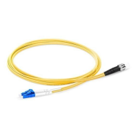 Патчкорд оптический BOUZ, LC/UPC - ST/UPC, SM, Duplex, 10 метров, LSZH 3мм