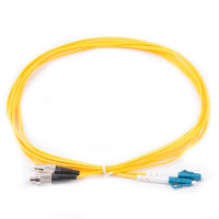 Патчкорд оптический FC/UPC-LC/UPC, SM, Duplex, 10 метров, LSZH 3мм