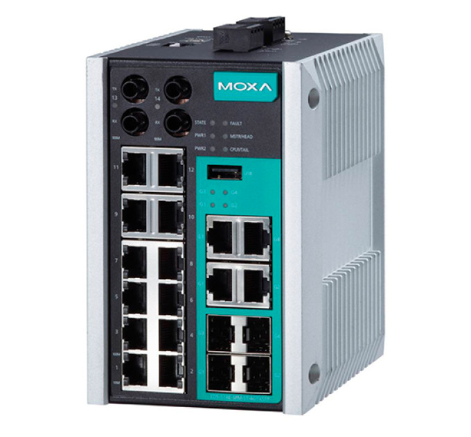 Коммутатор Moxa EDS-518E-MM-SC-4GTXSFP-T