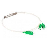 Делитель оптический планарный бескорпусный 1x2, оконцованный разъемами SC/APC