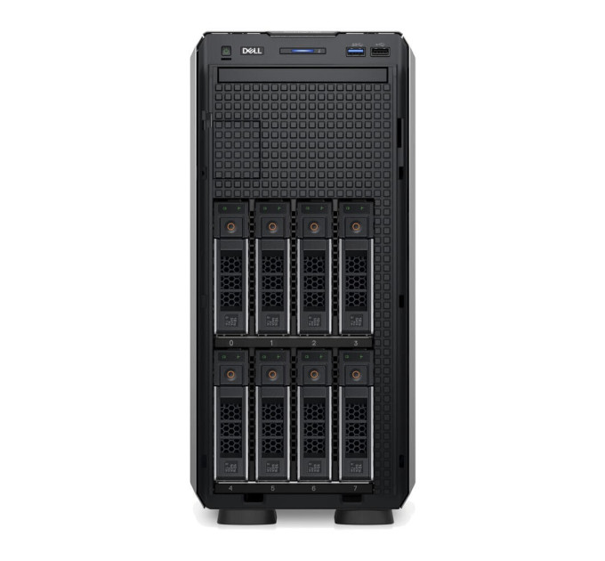 Dell EMC PowerEdge T350 Server 1x E-2324G 4C 64GB 4x 480GB SSD H755