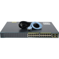 Cisco Catalyst WS-C2960+24LC-S 24P 10/100 PoE 2P 1GbE/SFP Switch WS-C2960+24LC-S