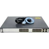 Cisco Catalyst WS-C3750G-24PS-S 24P 1GbE 370W PoE 4P SFP Switch WS-C3750G-24PS-S