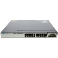 Cisco Catalyst WS-C3750X-24T-E 24P 1GbE 2 PSU Switch w/C3KX-NM-1G