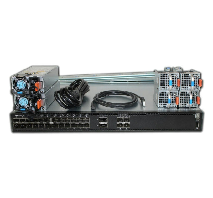 Dell Networking S4128F-ON 28P SFP+ 2P 100GbE QSFP28 OS10 RA Switch