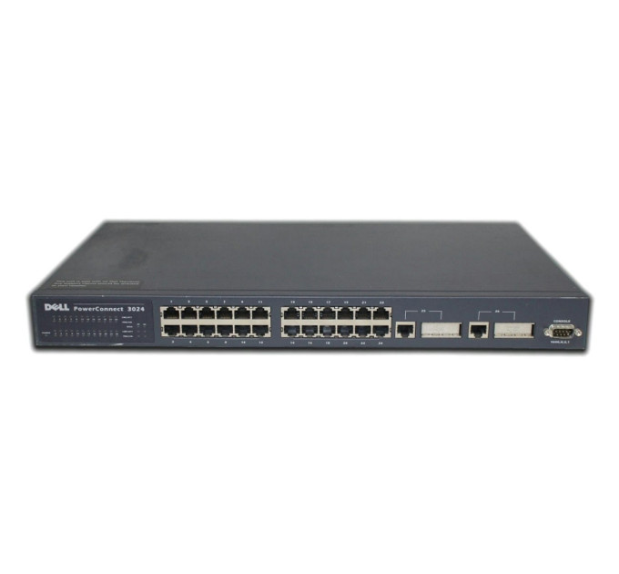 Dell PowerConnect 3024 24P 10/100 2P GbE Switch (Lot of 7)