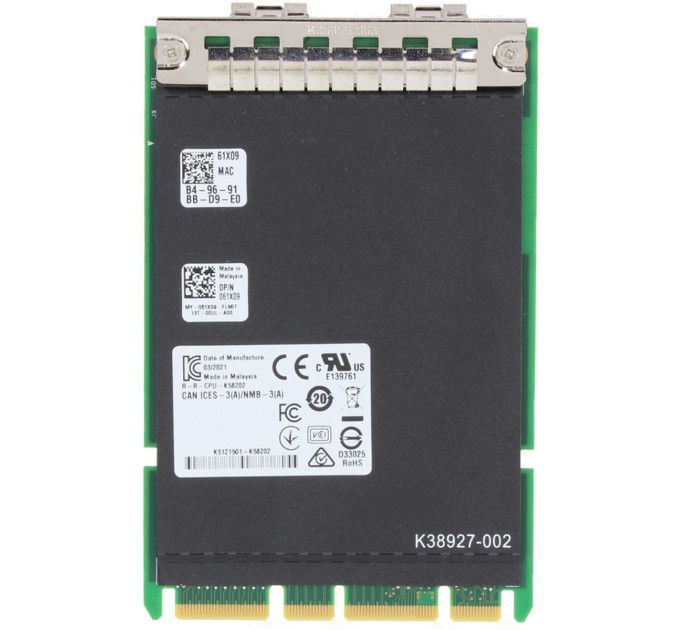Dell Intel E810-XXVDA2 Dual 25GbE SFP28 OCP 3.0 (61X09-OSTK)