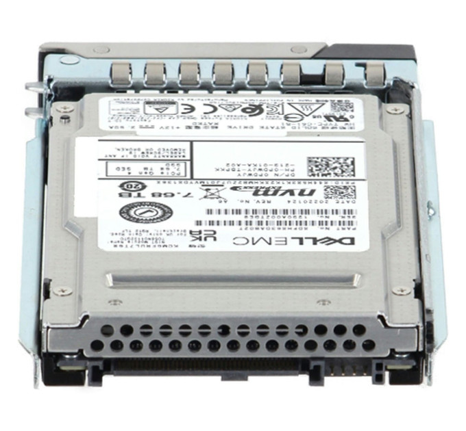 Dell 7.68TB PCIe Gen4 NVMe RI TLC SED/FIPS 2.5 SSD KCM6FRUL7T68 (PDWJY-OSTK)