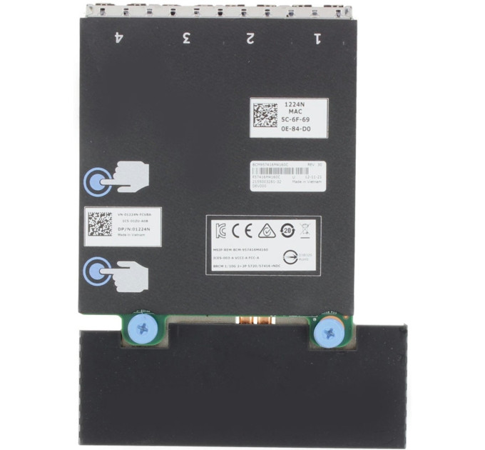 Dell Broadcom 57416 Dual 10Gb RJ45 & 5720 Dual 1Gb RJ45 rNDC (1224N-OSTK)