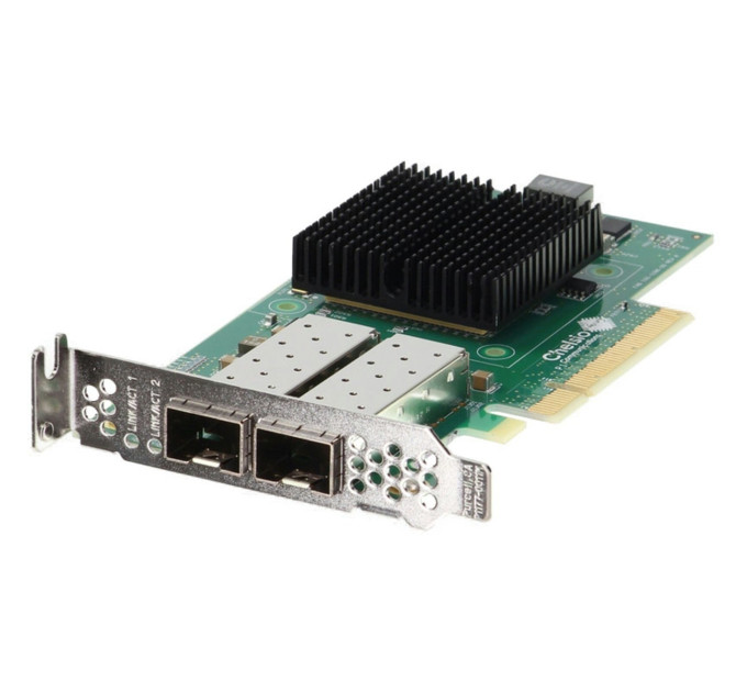 Dell Chelsio T520-CR Dual 10Gb SFP+ CNA LP (9VKR1-OSTK)