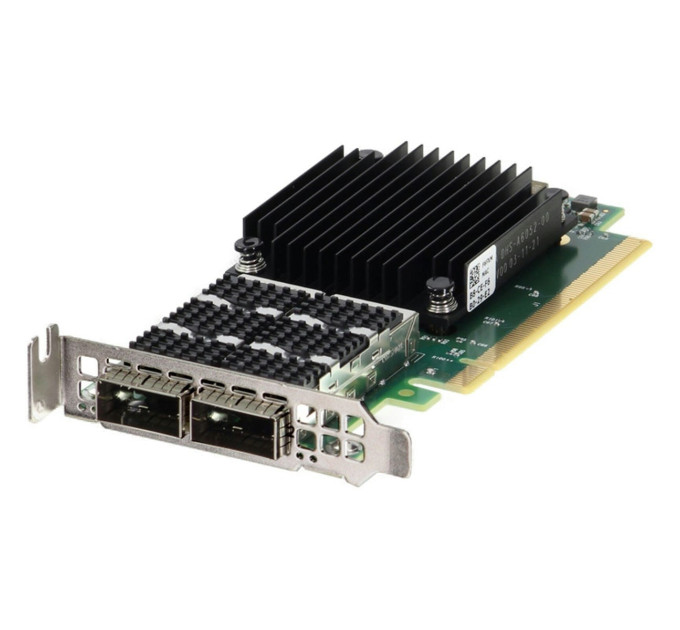 Адаптер долгоиграющий Dell Mellanox ConnectX-6 Dx двойной 100 Гбит/с QSFP56 (F6FXM-OSTK)