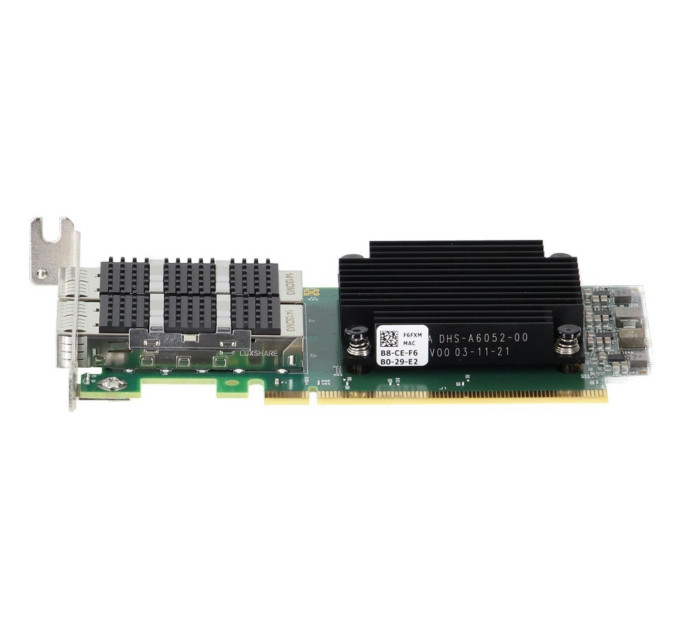 Адаптер долгоиграющий Dell Mellanox ConnectX-6 Dx двойной 100 Гбит/с QSFP56 (F6FXM-OSTK)