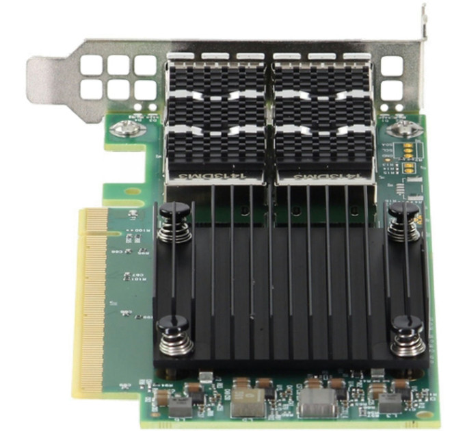Адаптер долгоиграющий Dell Mellanox ConnectX-6 Dx двойной 100 Гбит/с QSFP56 (F6FXM-OSTK)