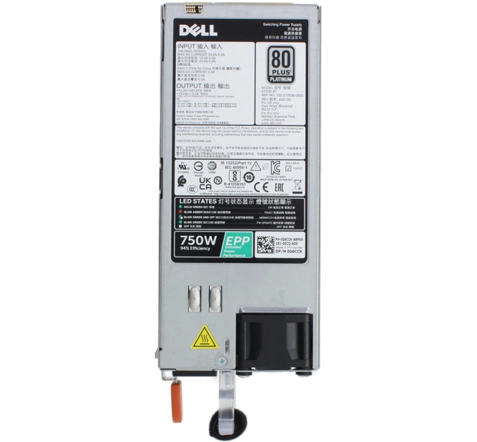 Dell 750W EPP 80+ Platinum PSU (G6CCK-OSTK)