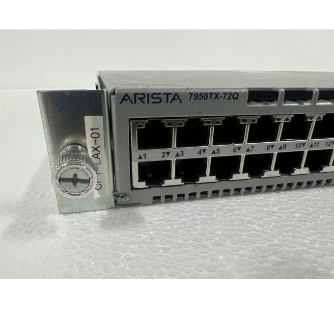Arista DCS-7050TX-72Q 48-Port 48xRJ45 10GbE 6x QSFP Network Switch Dual AC PSU