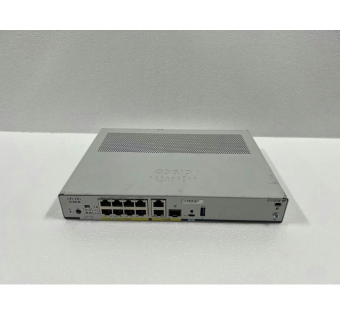 CISCO C1121X-8P ISR 1100 8P Dual GE SFP WAN 8GB Router with power adpater