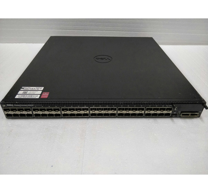 Dell PowerConnect 8164F 48x 10GbE SFP+ & 2x QSFP 40G Switch W/ dual AC PSU