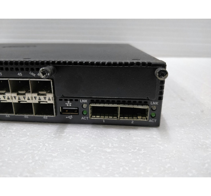 Dell PowerConnect 8164F 48x 10GbE SFP+ & 2x QSFP 40G Switch W/ dual AC PSU