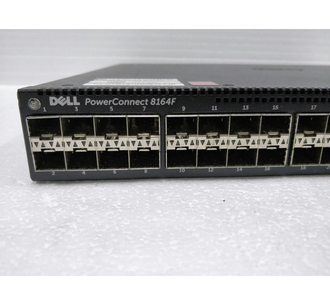 Dell PowerConnect 8164F 48x 10GbE SFP+ & 2x QSFP 40G Switch W/ dual AC PSU