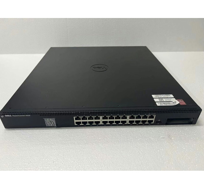 Dell Powerconnect 8132 24 Port 10G Base-T RJ45 Switch  W/ Dual PSU