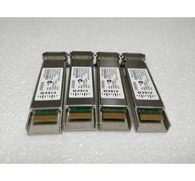"Lot of 4" Cisco XFP-10GLR-OC192SR 10G XFP 10km 1310nm Transceiver Module