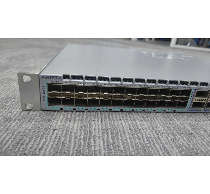 Arista DCS-7160-48YC6-R/F 48x 25GbE SFP28 6x 100GbE QSFP28 Switch 2x AC PSU