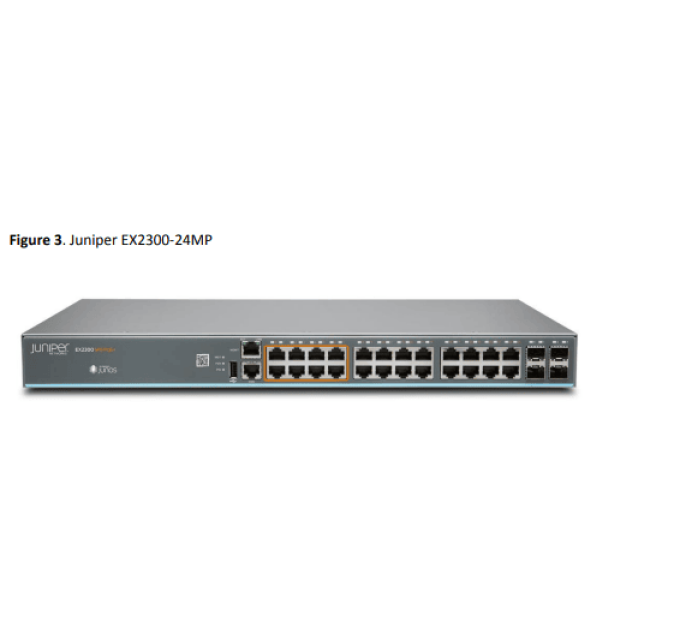 Juniper EX2300-24MP Ethernet SwitchEX2300 16-port 10/100/1000BASE-T PoE+, 8-port
