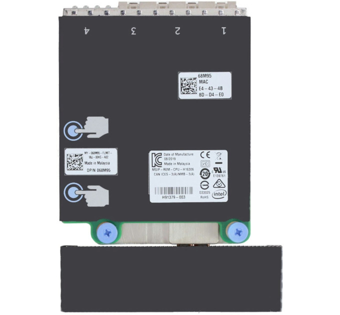 Dell Intel X710 Quad Port 10GbE SFP+ rNDC (68M95)